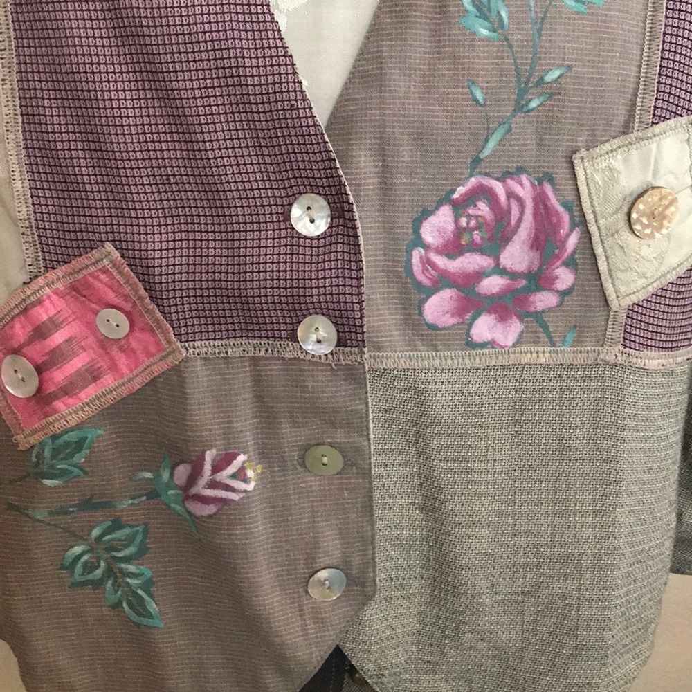 FAITH Multi Fabric VEST/TOP SZ Small - Picture 8 of 8